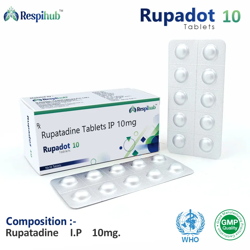 Rupatadine (10mg)	Tablet